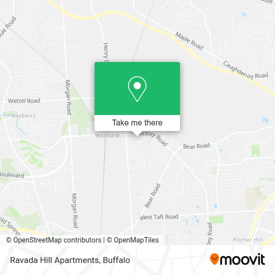 Ravada Hill Apartments map