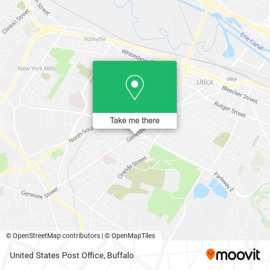 United States Post Office map