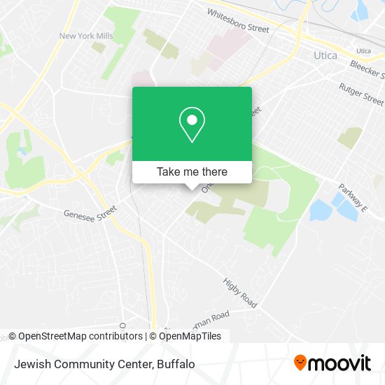Jewish Community Center map