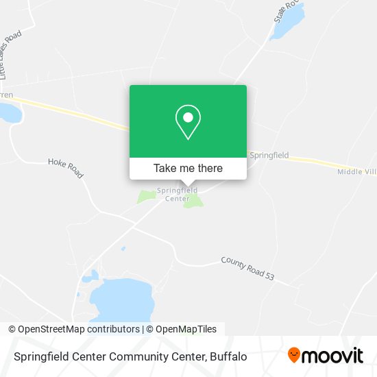 Springfield Center Community Center map