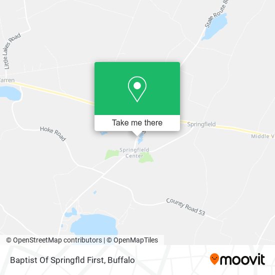 Baptist Of Springfld First map