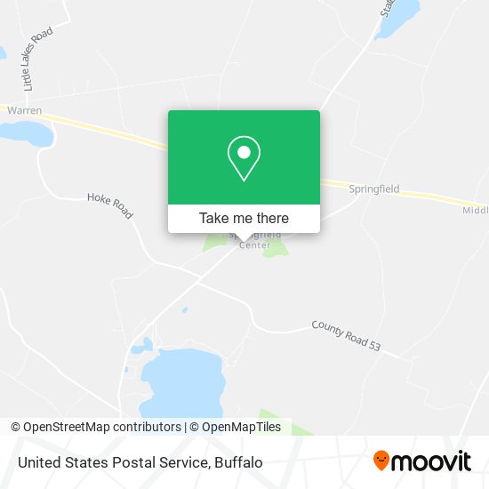 Mapa de United States Postal Service