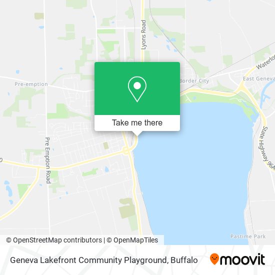 Geneva Lakefront Community Playground map