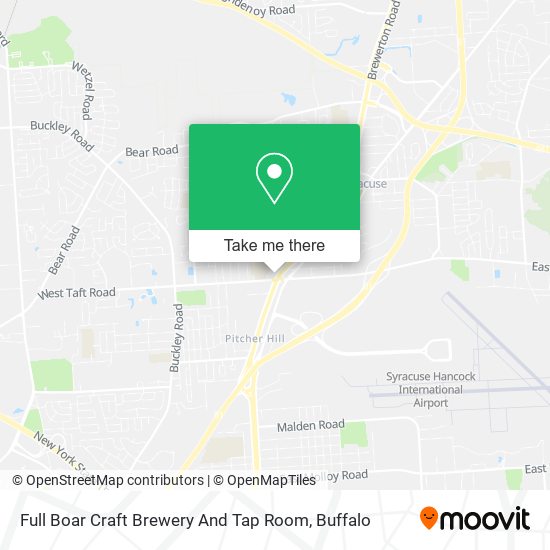 Full Boar Craft Brewery And Tap Room map