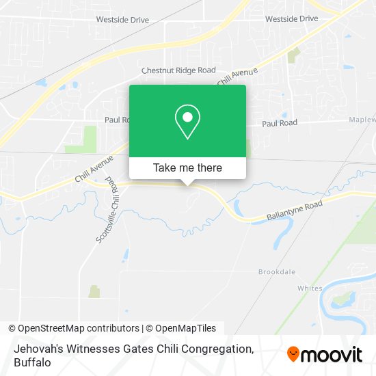 Mapa de Jehovah's Witnesses Gates Chili Congregation