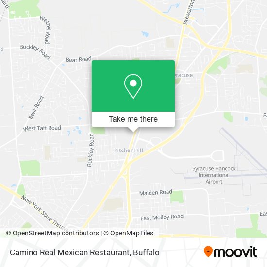 Mapa de Camino Real Mexican Restaurant