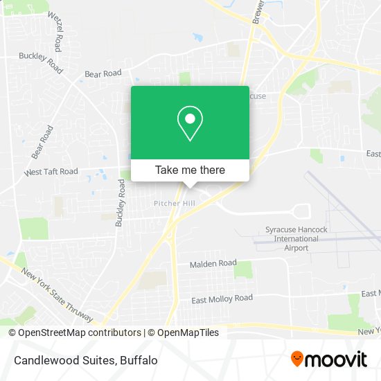 Candlewood Suites map