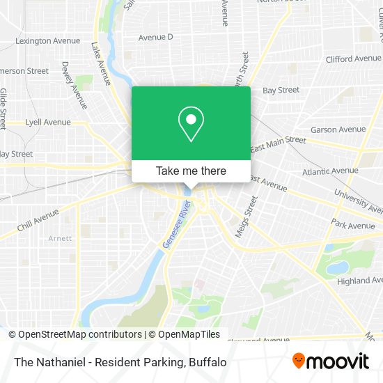 Mapa de The Nathaniel - Resident Parking