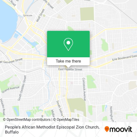 People's African Methodist Episcopal Zion Church map