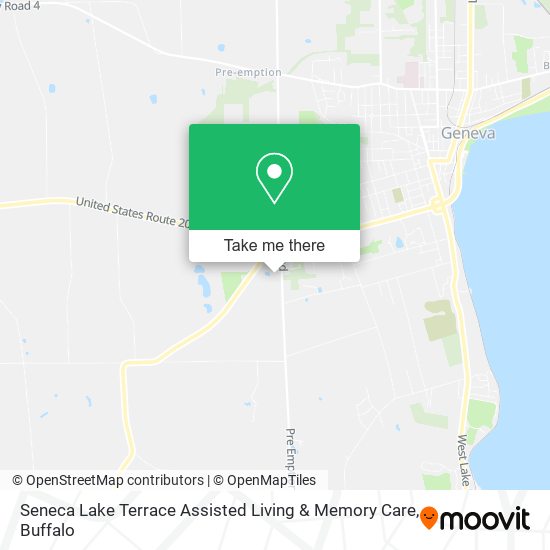 Seneca Lake Terrace Assisted Living & Memory Care map