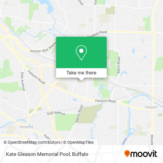 Mapa de Kate Gleason Memorial Pool