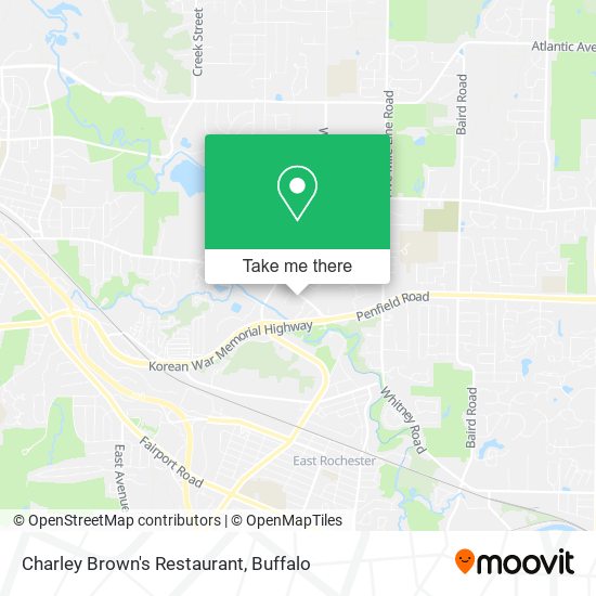 Mapa de Charley Brown's Restaurant