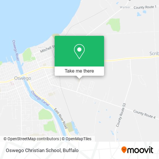 Oswego Christian School map