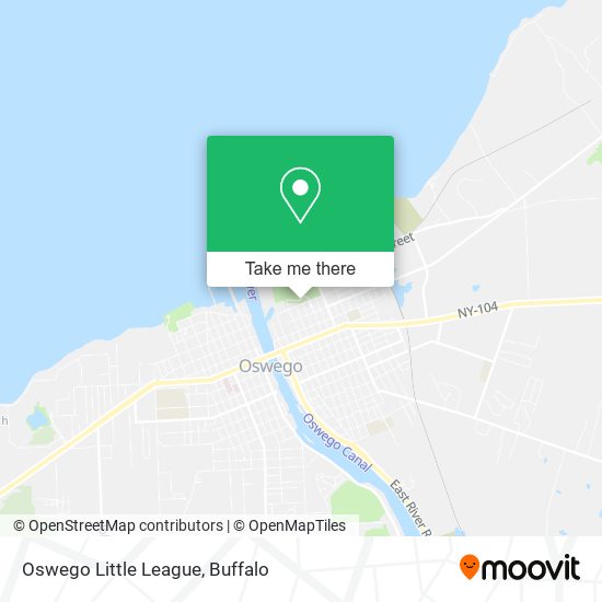 Oswego Little League map