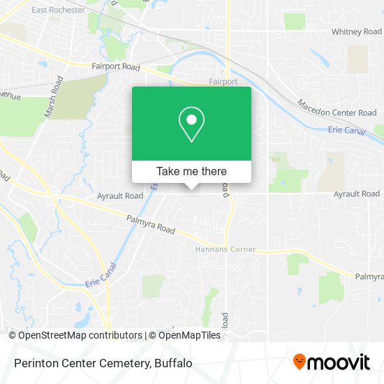 Perinton Center Cemetery map