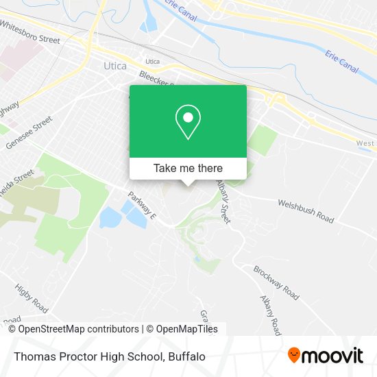 Mapa de Thomas Proctor High School