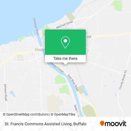St. Francis Commons Assisted Living map
