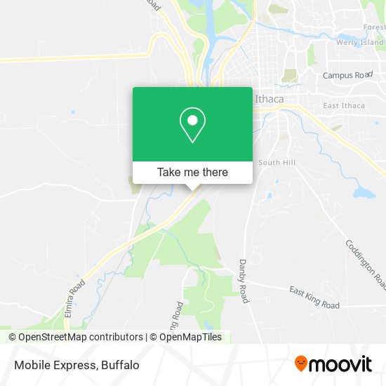 Mapa de Mobile Express