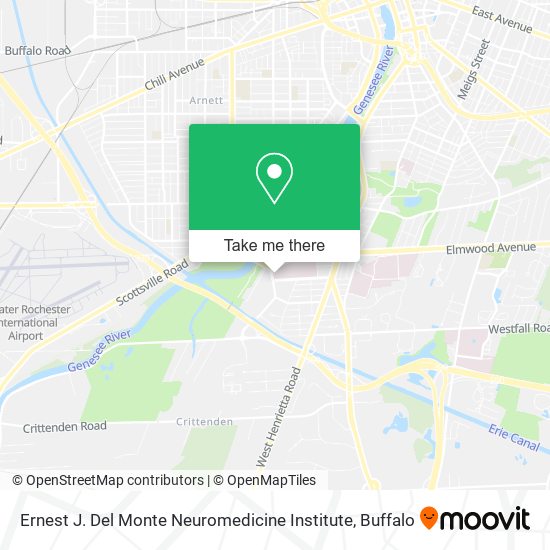 Mapa de Ernest J. Del Monte Neuromedicine Institute