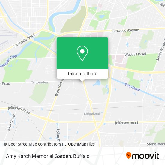 Mapa de Amy Karch Memorial Garden