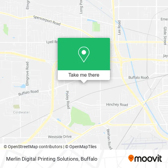 Merlin Digital Printing Solutions map