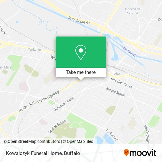 Kowalczyk Funeral Home map