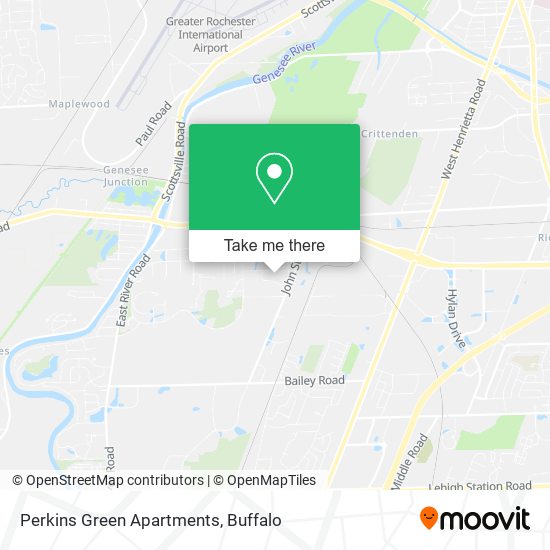 Perkins Green Apartments map