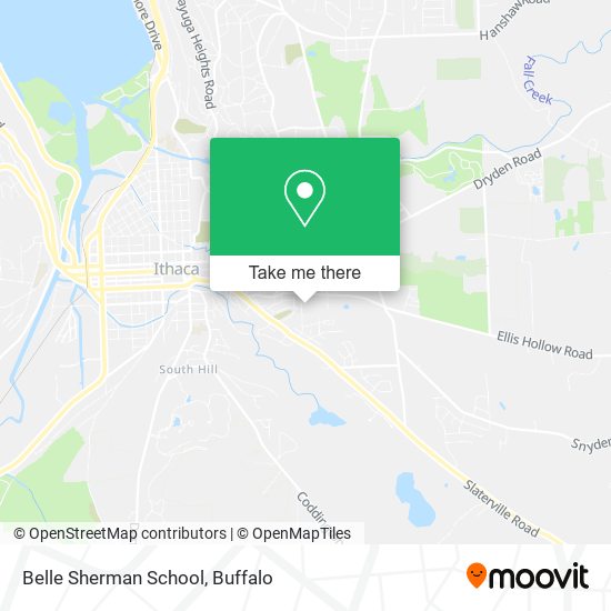 Mapa de Belle Sherman School