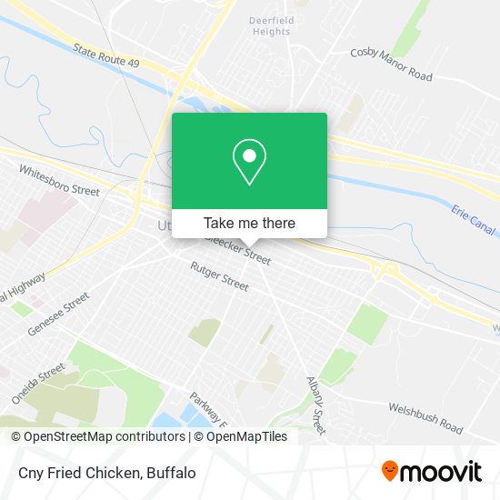 Mapa de Cny Fried Chicken