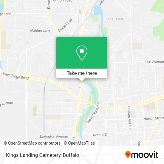 Kings Landing Cemetery map