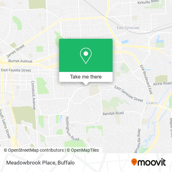 Mapa de Meadowbrook Place