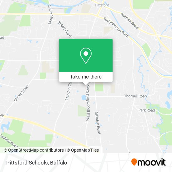Mapa de Pittsford Schools