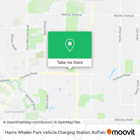 Harris Whalen Park Vehicle Charging Station map