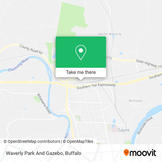 Mapa de Waverly Park And Gazebo