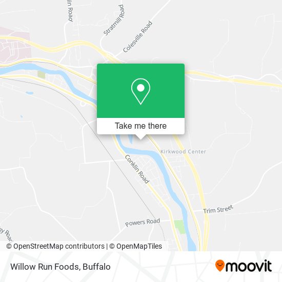 Willow Run Foods map