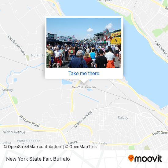 New York State Fair map