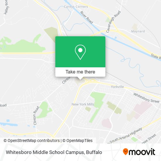 Mapa de Whitesboro Middle School Campus
