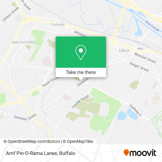 Amf Pin-O-Rama Lanes map