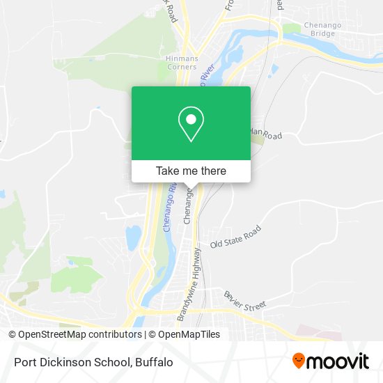 Port Dickinson School map