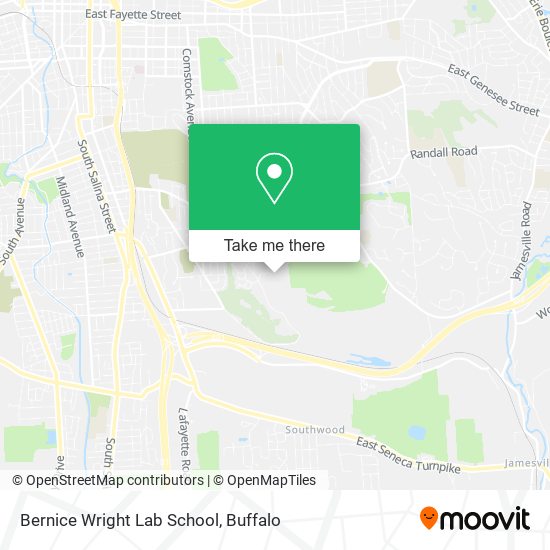 Bernice Wright Lab School map