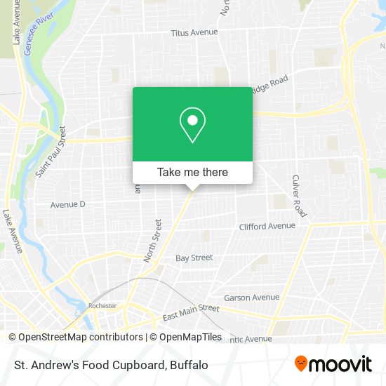 St. Andrew's Food Cupboard map