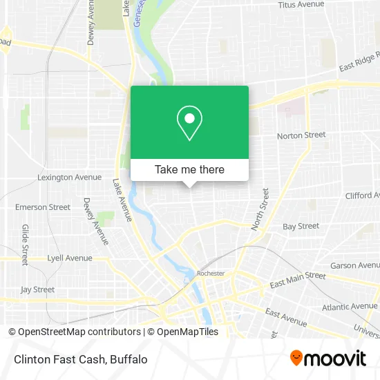 Clinton Fast Cash map