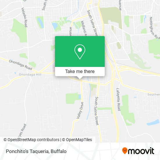 Ponchito's Taqueria map