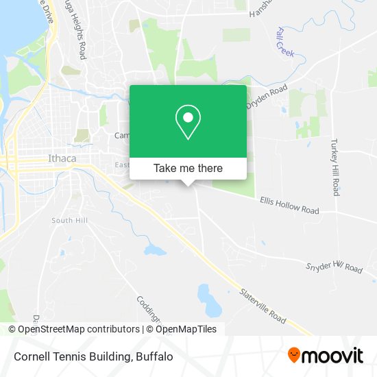 Cornell Tennis Building map