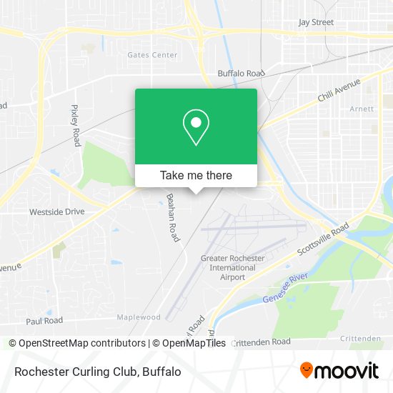 Rochester Curling Club map