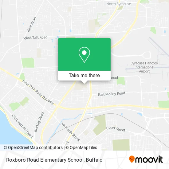 Roxboro Road Elementary School map