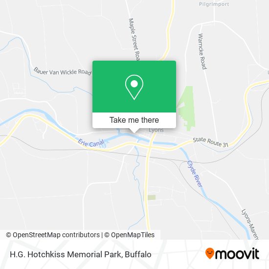 H.G. Hotchkiss Memorial Park map