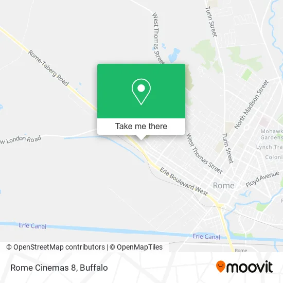 Rome Cinemas 8 map