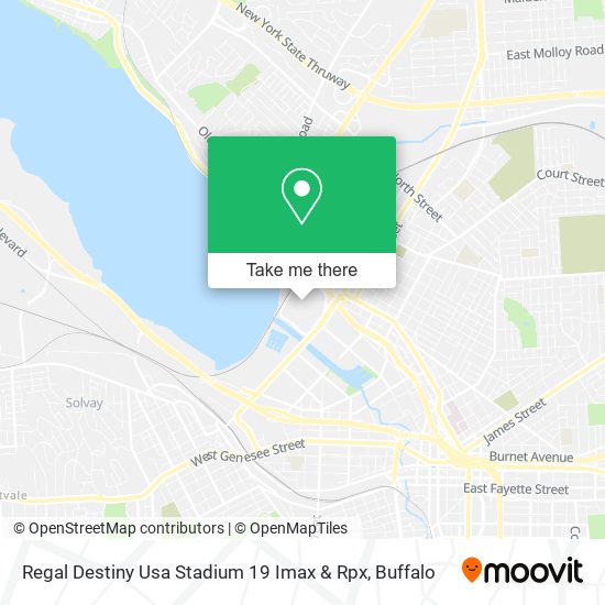Regal Destiny Usa Stadium 19 Imax & Rpx map