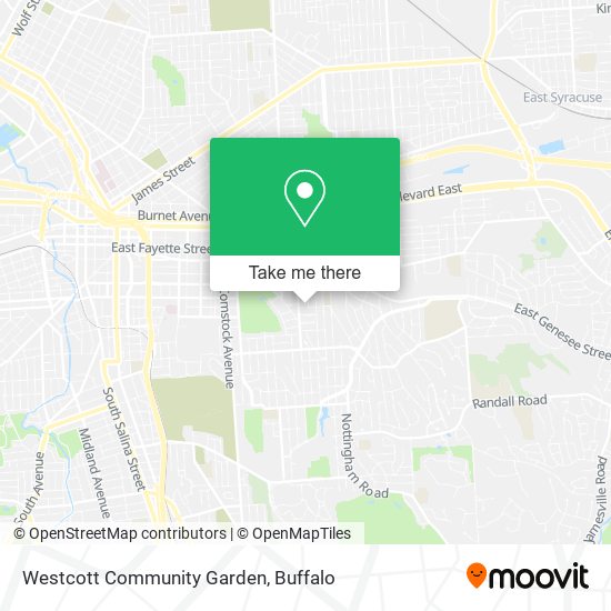 Westcott Community Garden map